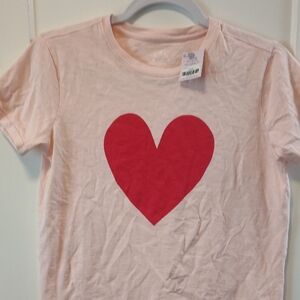 NEW Primary kids heart tee size 14